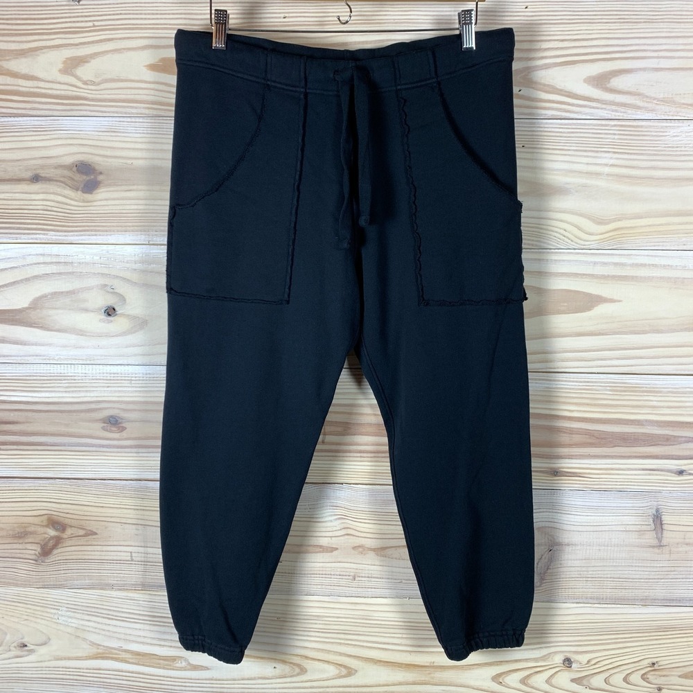 Frank & Eileen Tee Lab Women Medium Eamon Joggers Triple‎ Fleece Sweatpants Crop